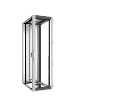 RITTAL Сетевой шкаф для серверов TS IT  600x2000x1000 мм 42U, передняя обзорная дерь, задняя метал. с 19" монтажными рамами Rittal артикул 5508141 Риттал, фото на Овертайм