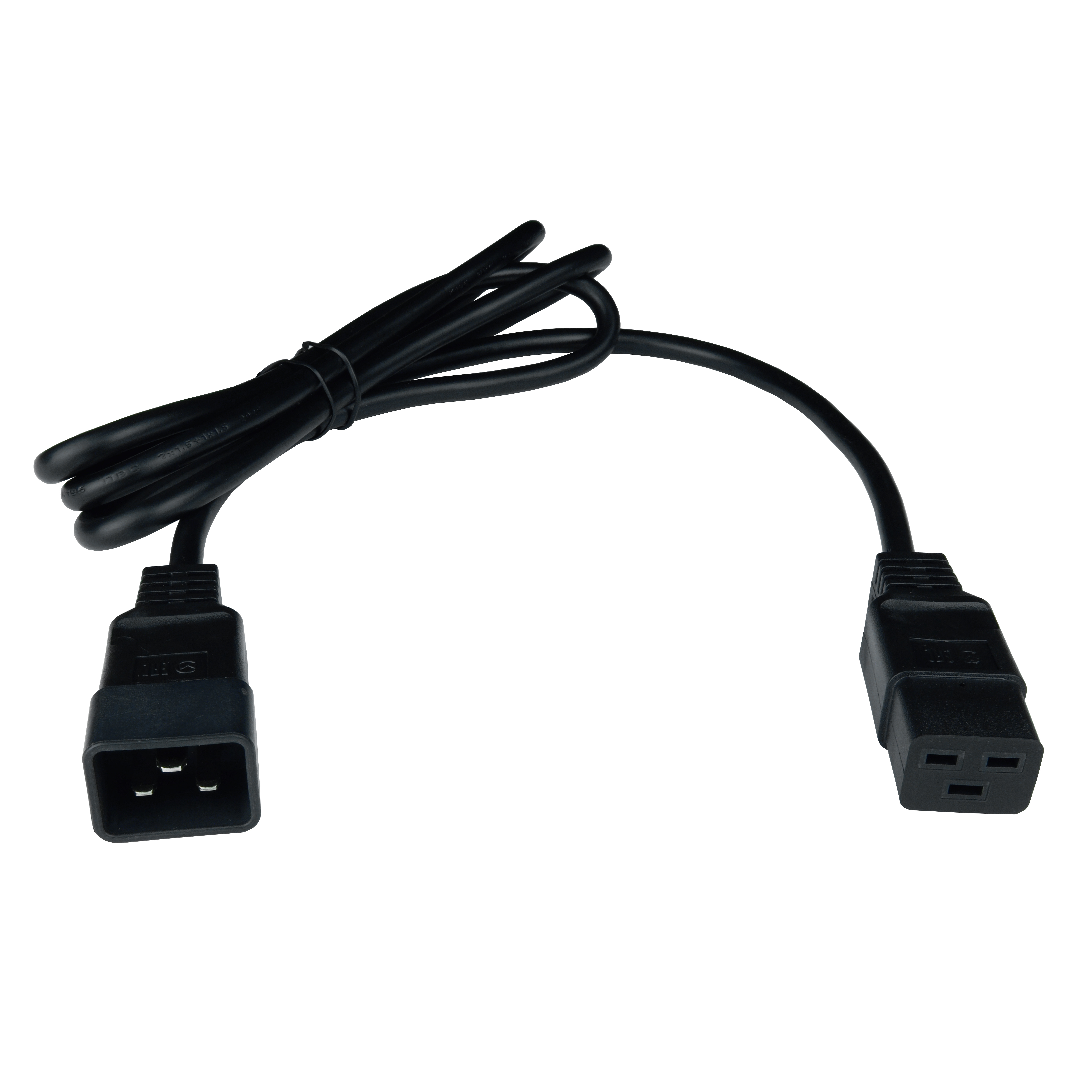 Блоки распределения питания Силовой шнур BNH, IEC 60320 C19, вилка IEC 60320 C20, 1.8 м, 16А, с заземлением, провод сечение 3х1,5, чёрный купить у официального дистрибьютора в Санкт-Петербурге и Москве с доставкой.