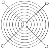 Решетка для вентиляторов 80x80 мм., (хромированный сталь) арт. PT0808  купить у официального дистрибьютора в Санкт-Петербурге и Москве с доставкой по РФ.