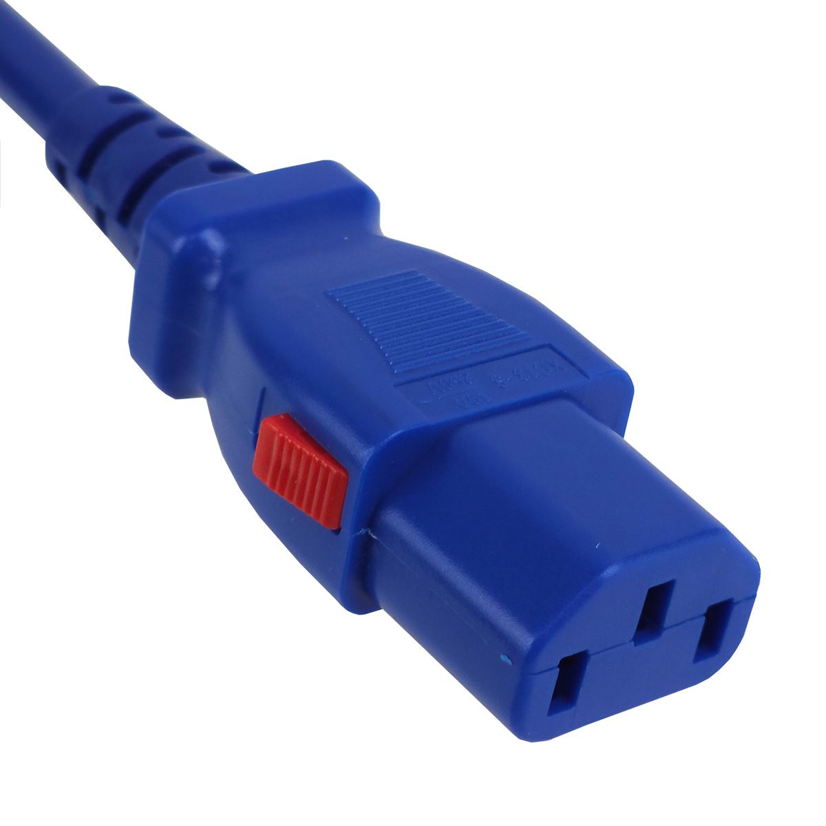 Блоки распределения питания Силовой шнур BNH, IEC 60320 С13, вилка IEC 60320 С14, 3 м, 10А, с фиксатором обеих сторон, цвет: синий купить у официального дистрибьютора в Санкт-Петербурге и Москве с доставкой.