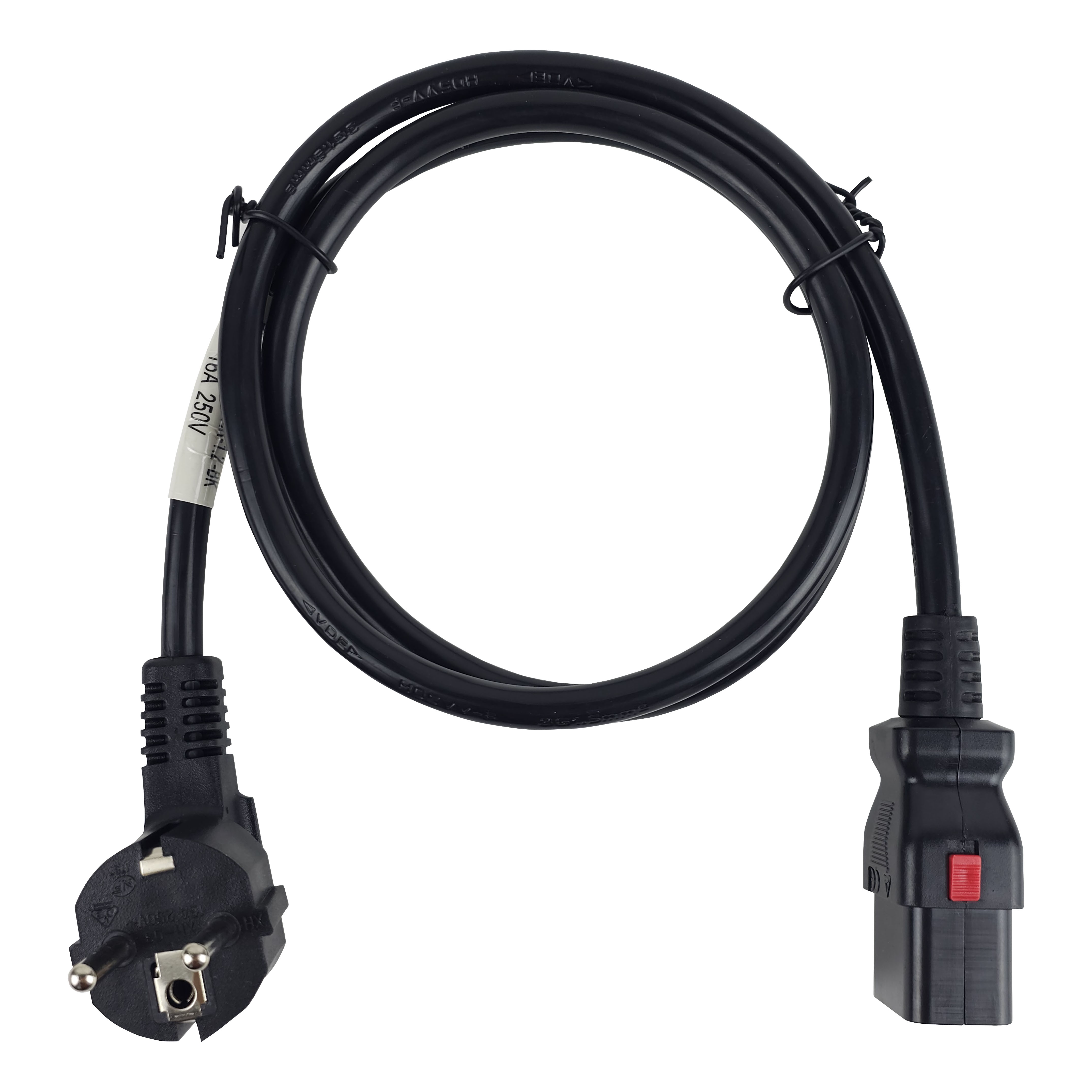 Блоки распределения питания Силовой шнур BNH, Schuko, вилка IEC 320 C19, 1.2 м, 16А, с фиксатором обеих сторон, цвет: чёрный купить у официального дистрибьютора в Санкт-Петербурге и Москве с доставкой.