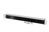Блок розеток Rem-10 без шнура с фил. и инд., 10 IEC 60320 C13, вход IEC 60320 C14, 10 A, алюм., 19" арт. R-10-10C13-FI-440-Z  купить у официального дистрибьютора в Санкт-Петербурге и Москве с доставкой.