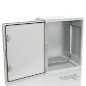 Пластиковый шкаф с монт. панелью, IP65. УХЛ1., 400х500х240, непрозрачная дверца арт. PP3007  купить у официального дистрибьютора в Санкт-Петербурге и Москве с доставкой по РФ.