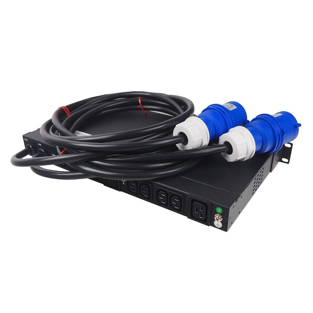 АВР BNH B800.MA, IEC 60320 С13 х 8, IEC 60320 С19 х 2, вход IEC 309 32A 2P+E, шнур 3 м, 44,5х484х250 мм (ВхШхГ), 32А, 1ф, чёрный, 2 входа  арт. B800.MA-2x1х32-8C13-2C19  купить у официального дистрибьютора в Санкт-Петербурге и Москве с доставкой.