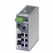 Industrial Ethernet Switch - FL SWITCH SMN 6TX/2POF-PN Phoenix Contact артикул 2700290 Феникс Контакт, фото на Овертайм