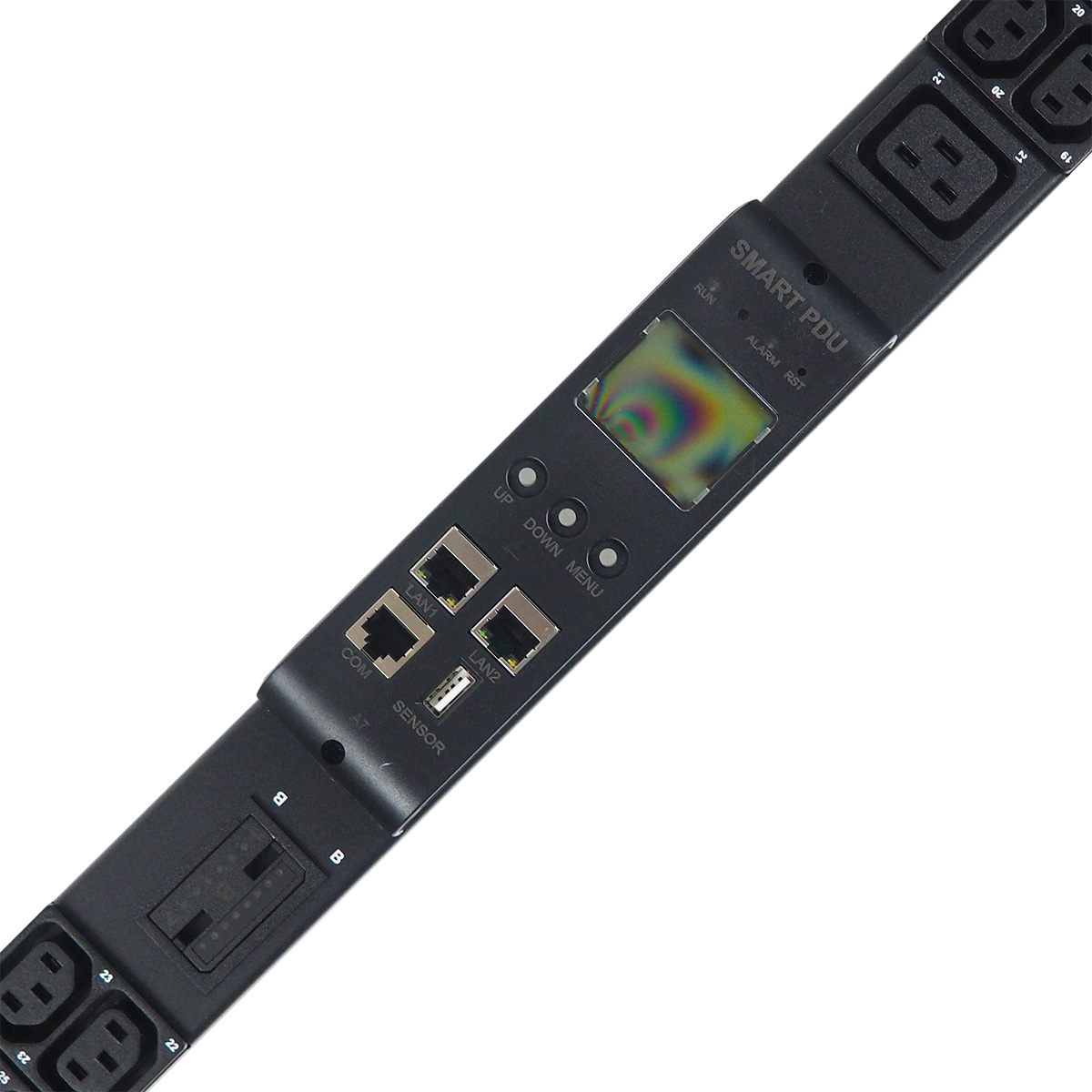 Блок распределения питания BNH B800.MMN, IEC С13 х36, IEC С19 х6, шнур 3м, 1690х52х65 мм(ВхШхГ), 32А, 1ф, вход IEC 309, чёрный  арт. B800.MMN-1x32-36C13-6C19  купить у официального дистрибьютора в Санкт-Петербурге и Москве с доставкой.