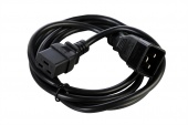 Шнур питания с заземлением IEC 60320 C19/IEC 60320 C20, 16 А / 250 В (3 × 1,5), длина 1,8 м арт. R-16-Cord-C19-C20-1.8  купить у официального дистрибьютора в Санкт-Петербурге и Москве с доставкой.
