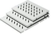 Приборная полка 19", 409x500 mm, RAL7035  IPEX купить у официального дистрибьютора в Санкт-Петербурге и Москве с доставкой.