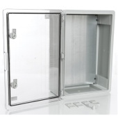 Пластиковый шкаф с монт. панелью, IP65. УХЛ1., 350х500х190, прозрачная дверца арт. PP3016  купить у официального дистрибьютора в Санкт-Петербурге и Москве с доставкой по РФ.