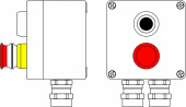Ex пост управления из алюминия: 1Ex d e IIC T6 Gb X / Ex tb IIIB T80°C Db X / IP66: Аварийная кнопка красная, 1NC/1NO -1 шт: Кнопкачерная, 1NC/1NO -1 шт.: C: ввод D5,5-13мм под бронированный кабель Ni-2 шт. DKC арт. DKC 2201.121.19.03J  купить у официального дилера в Санкт-Петербурге и Москве с доставкой.