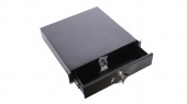 Полка (ящик) для документации 3U, цвет черный  арт. ТСВ-Д-3U.450-9005  купить у официального дистрибьютора в Санкт-Петербурге и Москве с доставкой.