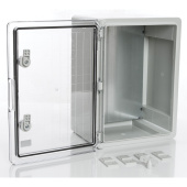 Пластиковый шкаф с монт. панелью, IP65. УХЛ1., 300х400х220, прозрачная дверца арт. PP3015  купить у официального дистрибьютора в Санкт-Петербурге и Москве с доставкой по РФ.